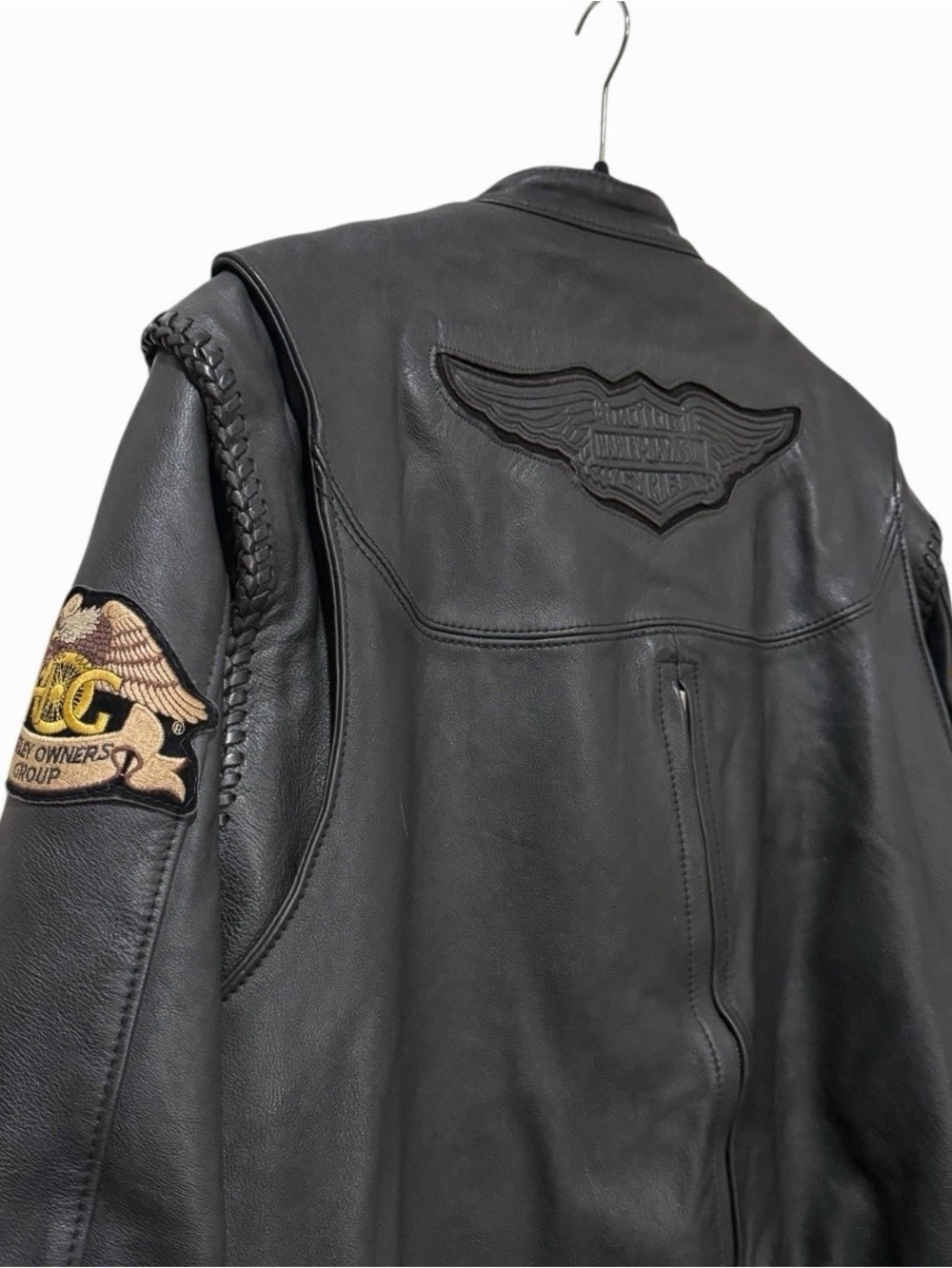 Harley Davidson Women’s XXL Willie G Genuine Leather Motorcycle Jacket C - Picture 4 of 16